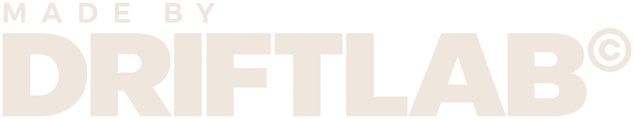 Made by DRIFTLAB copyright