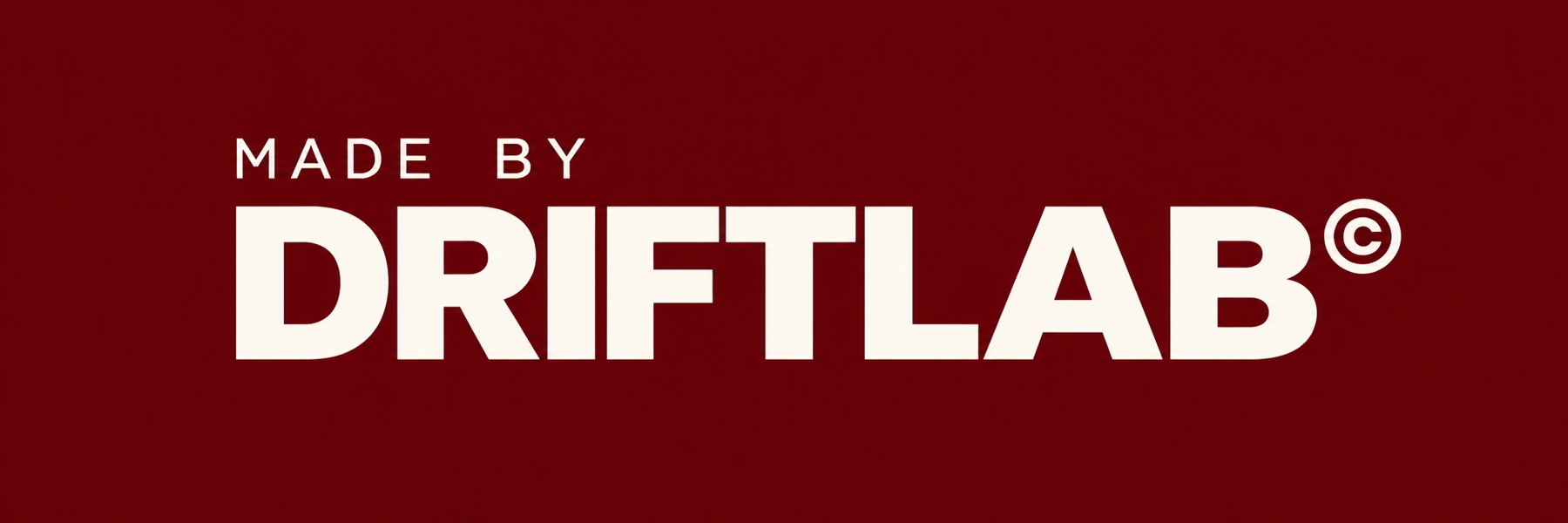 DRIFTLAB visual identity